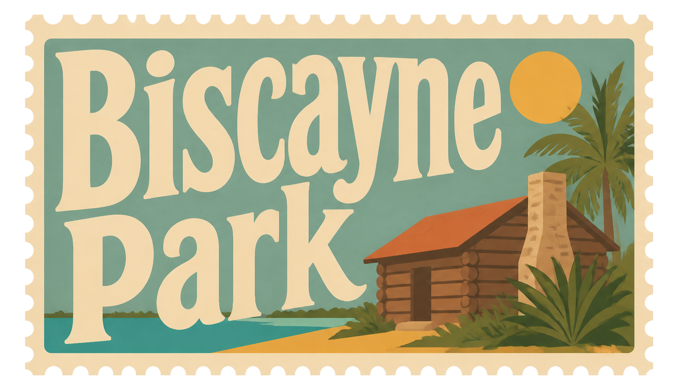 The Biscayne Park print art