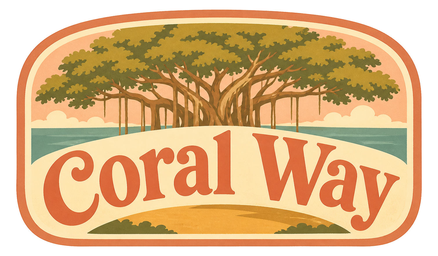 The Coral Way print art