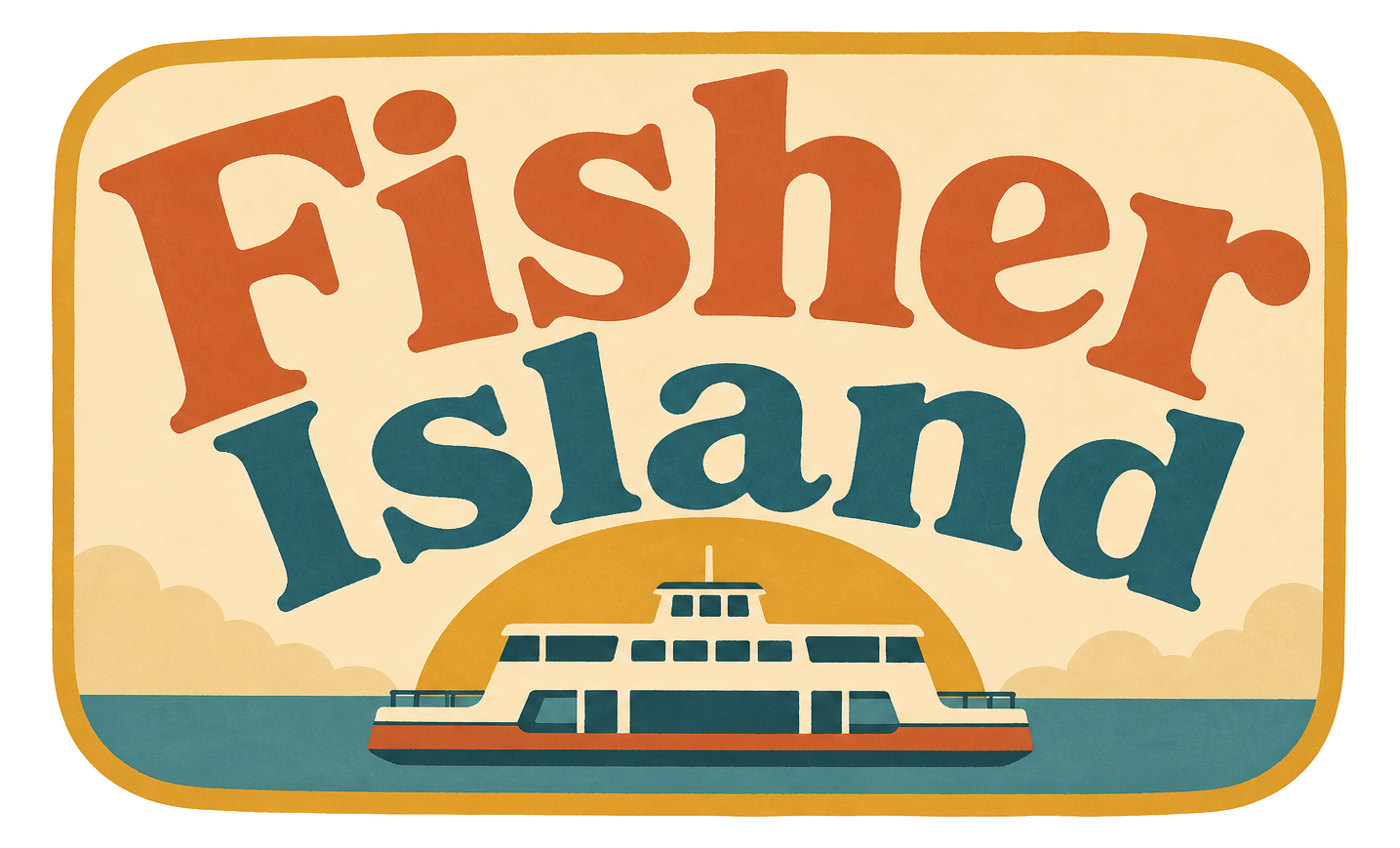 The Fisher Island print art