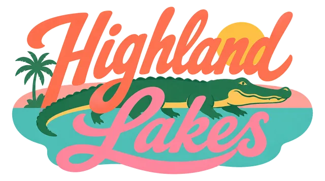 The Highland Lakes print art