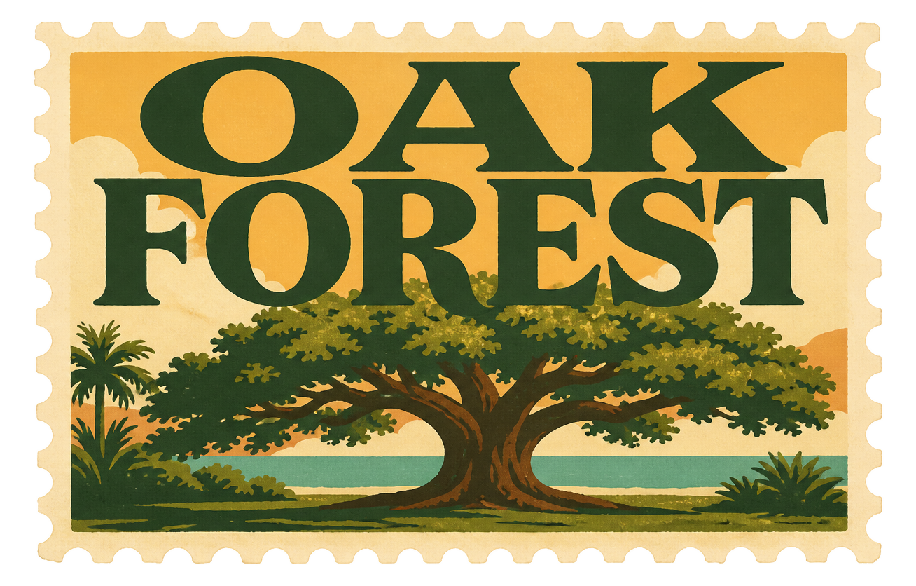The Oak Forest print art