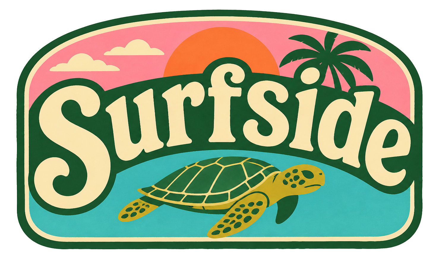 The Surfside print art